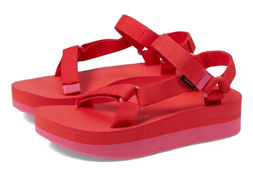 Teva Women's Flatform Universal Sport Sandal, Hot Pink, 10
