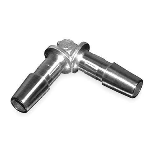 Eldon James Barbed x MNPT Elbow, 90° Male, Polypropylene, 1/8