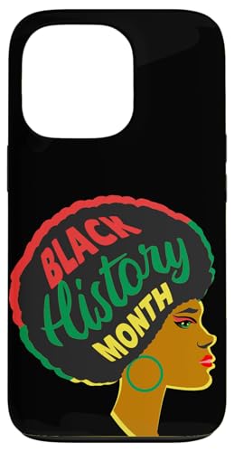 Black History Month Melanin Girl Magic Brown Queen �����p �y���� �X�}�z�P�[�X iPhone 13 Pro �p