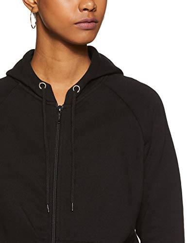 Image of Allen Solly Women's Synthetic Hooded Neck Sweatshirt | Long Seelves Regular Fit Zipper