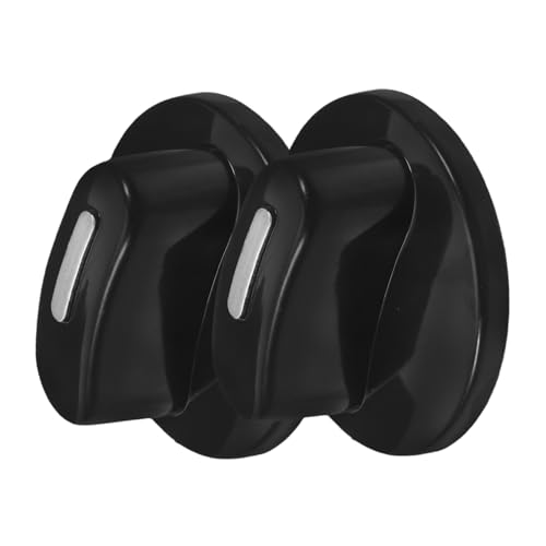 Abaodam 2 piezas Perillas de Temporizador para Horno y Cocina Plástico Resistente y Fácil Instalación Repuesto para Control D Semi-eje Compatible con Electrodomésticos Domésticos