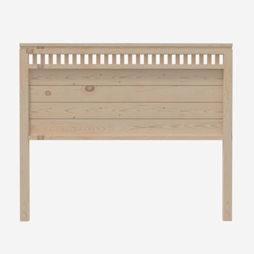 PEJECAR Cabecero Bora para Cama de 180 Fabricado en Madera Maciza de Pino insigni Acabado Crudo sin Pintar