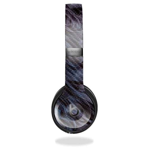 Image of Carbon Fiber Skin Compatible with Beats Solo 4 - Angry Ripple - Premium 3M Vinyl Protective Wrap Decal Cover - Easy to Apply | Crafted in The USA by MightySkins