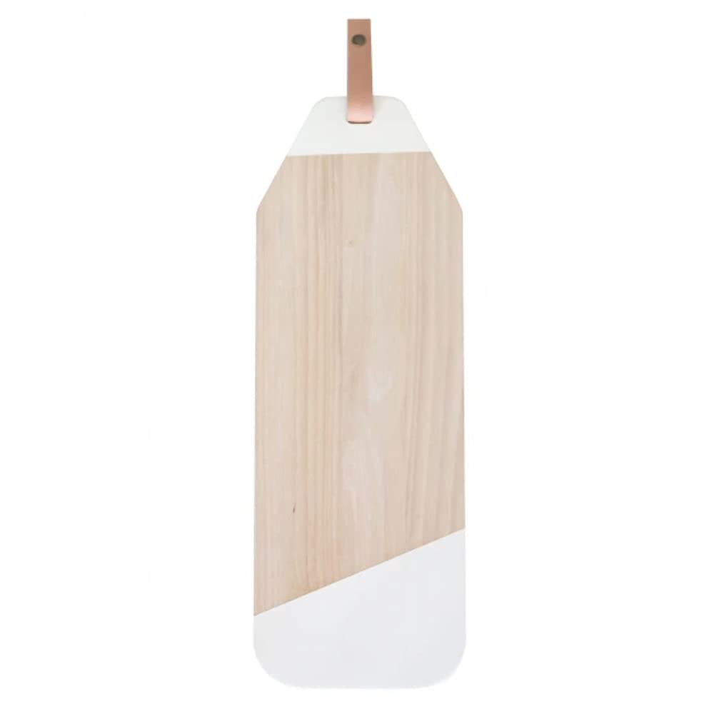 Tak Design Tapas Board, Wood, White, 21mm X 60mm X 2mm