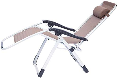 Chaise longue de jardin pliante au design épuré et robuste
