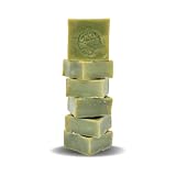 6 Pcs Pure Olive Oil Soap 100% Natural Turkish Bar, Handmade, Cruelty-Free, Vegan, Moisturizing, Gentle on Skin and Hair, Suitable for Sensitive Skin, Eco-Friendly