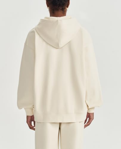 Men's Casual Sweatshirt Full Zip Up Hooded Soft Cotton Heavyweight Solid Sweatshirt with Pockets4