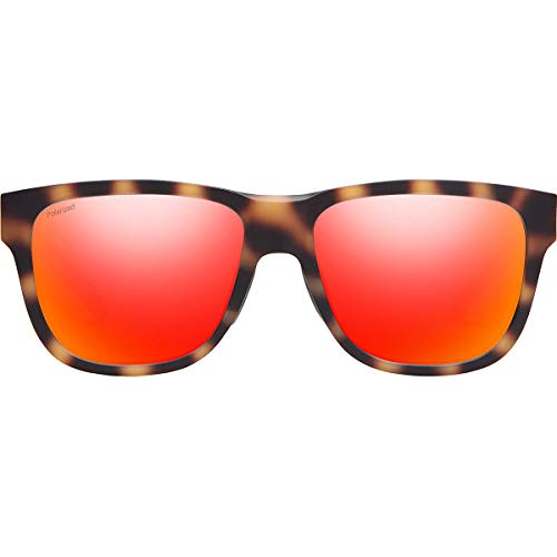 Image of Smith Optics Lowdown Slim 2 Sunglasses, Matte Honey Tort /Polarized Red Mirror, One Size
