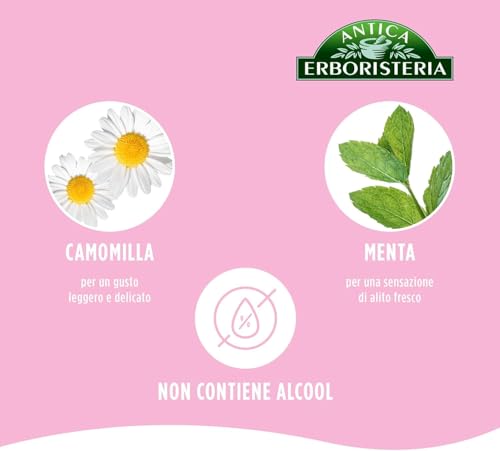 4x Antica Erboristeria, Collutorio Sensitive Complete, Tägliches Mundwasser für empfindliche Zähne und Zahnfleisch, Minze und Kamille,500ml + Beni Culinari Kostenloser Schlüsselanhänger – Bild 5