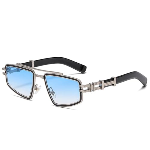 Lunettes de soleil rétro avec verres tendance UV400 haute protection punk