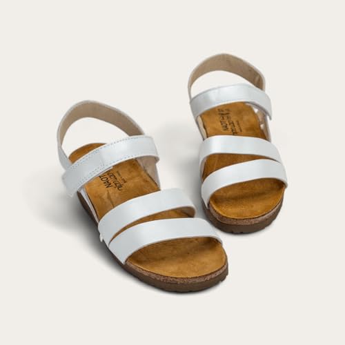 Image of NAOT Kayla Women's Sandals - Supportive 3-Strap Design with Backstrap, Cork & Latex Footbed - Arch Support - Travel-Friendly Comfortable Walking Sandals for All-Day Wear