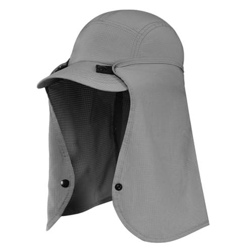 Châle avec pare-soleil d'extérieur gris en taille unique pour femme randonnée
