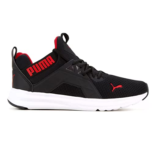 PUMA Softride Enzo NXT Tênis, Masculino, Preto/Vermelho, 40