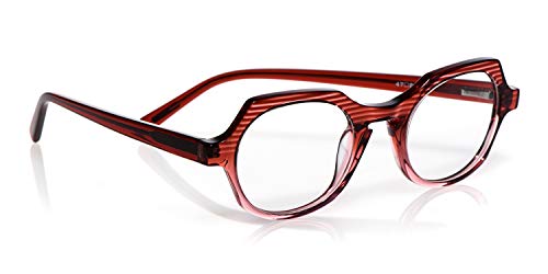 Image of eyebobs Heda Letus Unisex Premium Reading Glasses for Men and Women | Round Eye Glasses