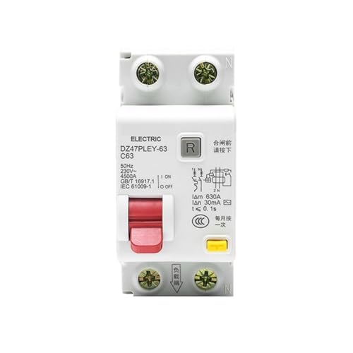 Disjoncteur différentiel DZ47PLEY-63 C63 30mA Protège votre Installation Phase plus Neutre