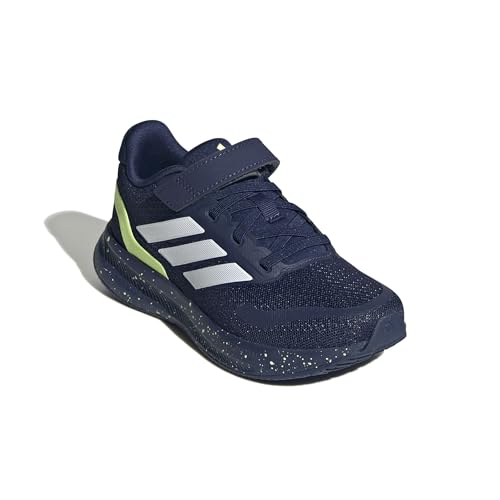 adidas Unisex-Child Run Falcon 5 Elastic Lace & Strap Sneaker3