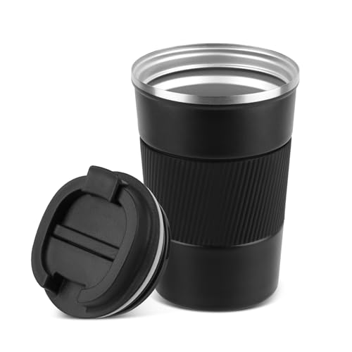 13oz/380ml Kaffeebecher to go, Thermobecher Kaffee to go, Thermo Kaffeebecher, Edelstahl Vakuum Auslaufsicher Reisebecher mit Deckel 13oz/380ml Kaffeebecher to go, Thermobecher Kaffee to go, Thermo Kaffeebecher, Edelstahl Vakuum Auslaufsicher Reisebecher mit Deckel