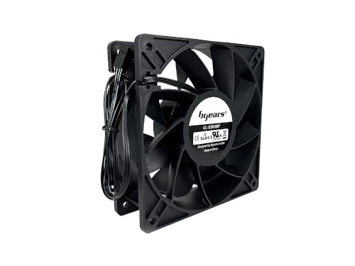 Image of Bgears b-Blaster 120x38 Extreme Cooling Gaming PC Case and Mining Machine Fan, Extreme Speed at 4500 RPM with Excellent Airflow of 218 CFM, 2 Ball bearing for extended Life and High performance, 3pin