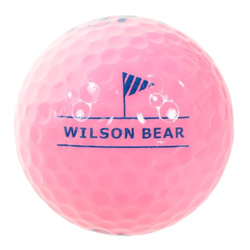 Wilson(ウィルソン)ゴルフボール BEAR4 ネット ピンク 4枚目