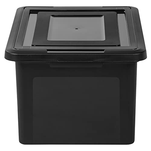 Office Depot® Brand Letter And Legal File Tote, 18"L X 14 1/4"W X 10 7/8"H, 30% Recycled, Black #TOP1
