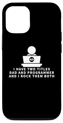 Coder And Dad Proud Programmer Funny Men \tgEFAGWjA X}zP[X iPhone 12/12 Pro p