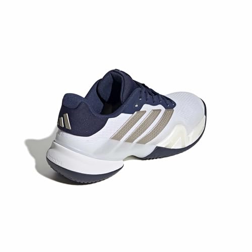 Image of adidas Mens Barricade 14 Tennis Sneakers Shoes - Black, Orange