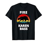 Fire Karen Bass LA Mayor of California T-Shirt