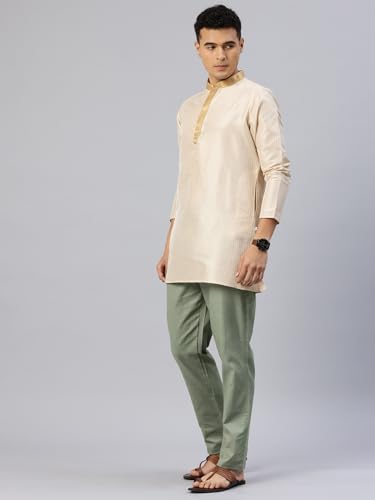Image of Majestic Man Men's Pure Cotton Regular Fit Solid Pyjama