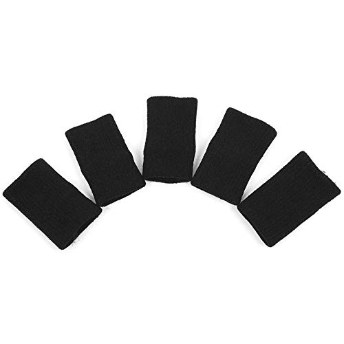 Mangas de dedo, Romacci 10 peças mangas de dedo esportivas mangas elásticas de dedo suporte protetor