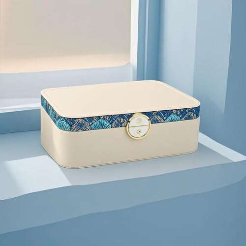 Boîte à bijoux verrouillable SOFIS, écrin double couche haute finition - 7