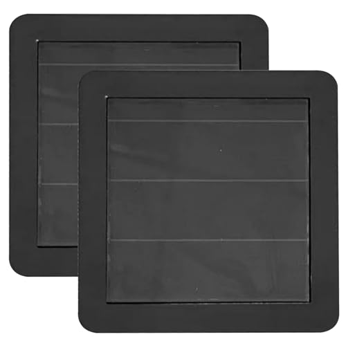 Solar Light Replacement Top with LED Light 2Pcs 2.8in Replacement Solar Light Units Square DIY Warm White Solar Light Replacement Parts for Solar Lantern, Solar Lamp, Solar Light Replacement Top