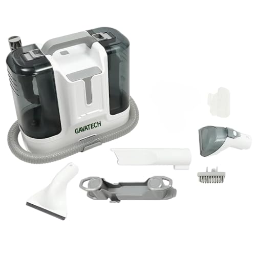 GAVATECH aspirador de tapicerias y alfombras Limpiador de manchas multisuperficie, máquina para limpiar tapicerias, sofás, moquetas, cristales.Aspiradora de agua tapiceria con 6 accesorios - imagen 4