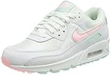 Dämpfung Nike Damen WMNS Air Max 90 Gymnastikschuh, White Barely Green Light Dew Arctic Punch, 40 EU