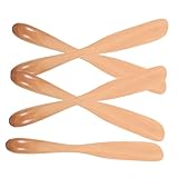MAGICLULU 5stücke Marmeladenverteiler Aus Holz Schaberverteiler Kuchenschaber Und Spatel Antihaftbeschichtetes Kochgeschirr Buttermesser Streichmesser Kochschaber Lebensmittelverteiler