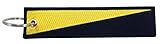 Luso AnCap Flag Key Chain, 100% Embroidered