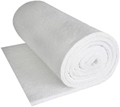 PMC Supplies LLC INSWOOL-HP Insulation Blanket 1" x 24" x 2.5' (5 Sq. Ft.) for 4 Kg Propane Melting Casting Furnace