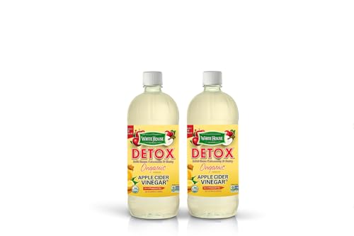 Whitehouse Detox Organic Apple Cider Vinegar with Lemon Cinnamon and Honey 16 oz
