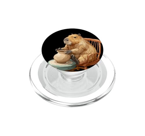 PopSockets MagSafe Capybara argile parfait pour visionner vos vidéos