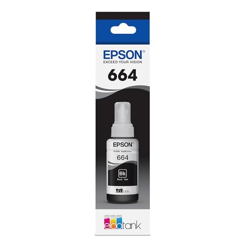 Epson T664120 EcoTank Black Ink Bottle