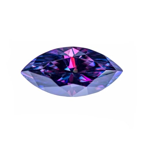 Perles de moissanite marquise VVS1, pierre couleur pour fabrication bijoux