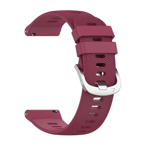 [KPQWEDB] ���v�o���h 20mm 22mm Forerunner 265 255 245 165 �~���[�W�b�N�X�g���b�v 6 5 Venu 3 2 �X�|�[�c�V���R���u���X���b�g�Ή�(Wine Red,1pcs 20mm)