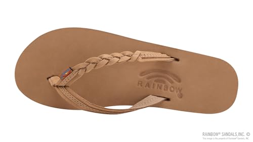 Image of Rainbow Sandals Women's Double Layer Flirty Braidy Premier Leather w /Single Braided Strap