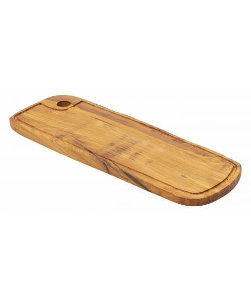 Planche en bois d'olive coupe irrégulière 55cm contre l'usure