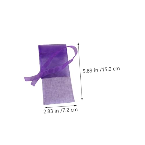 Bolsas de Organza con Cordón Lavanda 96pcs miniatura 2