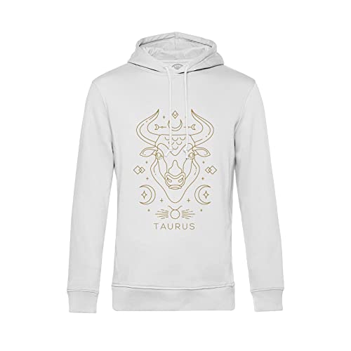 Sweat à capuche Taurus astrologie bohème avec motif constellation des astres du zodiaque