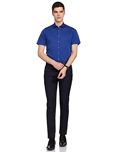 Image of Van Heusen Men's Regular Shirt (VHSH517M008530 Navy Color 39)