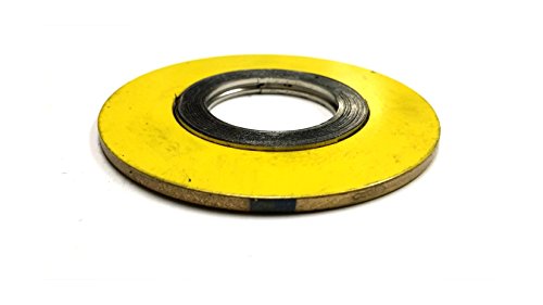 Sur-Seal, Inc. Teadit 9000.750600GR2500 Spiral Wound Gasket, Inconel 600 Flexible Graphite, 3/4" Pipe Size, #2500 Class Flange for Applications with High Temperature Variations Thermal Cycling