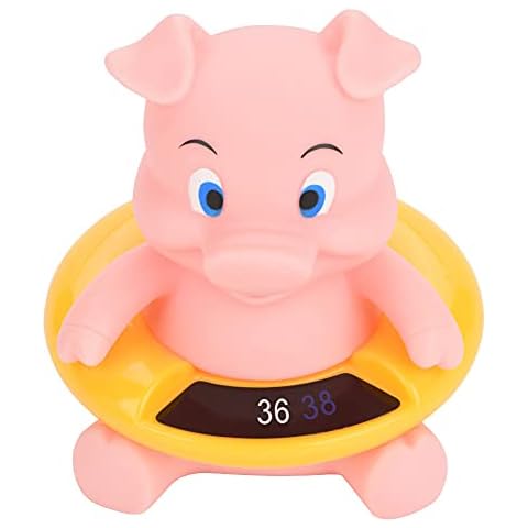 Compact Baby Toys Thermometer, Baby Bath Water Thermometer, for Baby(Pink pig) Cover