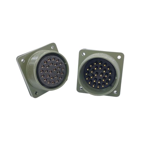 Conector circular 5015 MIL STD 28-11 robusto tipo enchufe MS3106A con acoplamiento para chasis 5