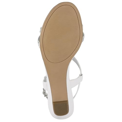 Image of LONDON FOG Womens Macey Demi-Wedge Dress Sandals
